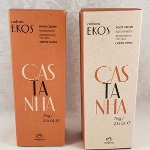 Natura Ekos Castanha Vegan Hand Cream and Foot Cream Set